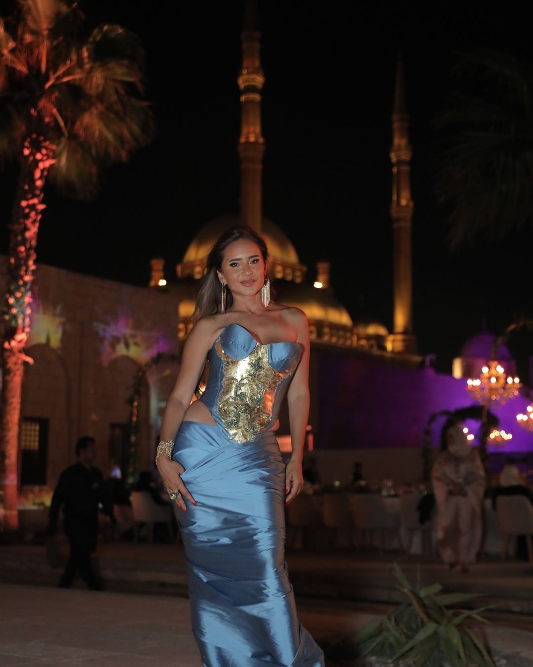 نيللي كريم في حفل زفاف جميلة عوض (4)