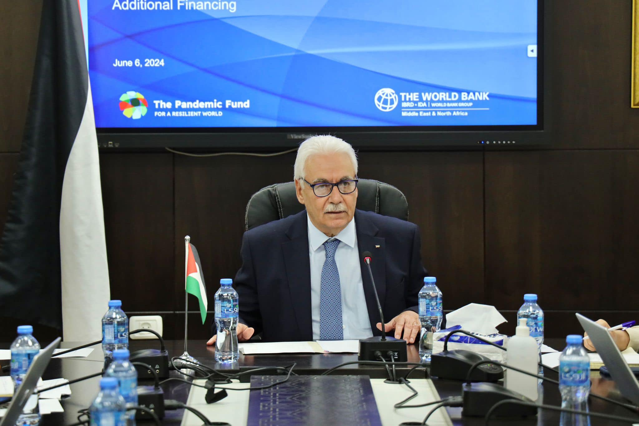 وزير الصحة الفلسطيني الدكتور ماجد أبو رمضان