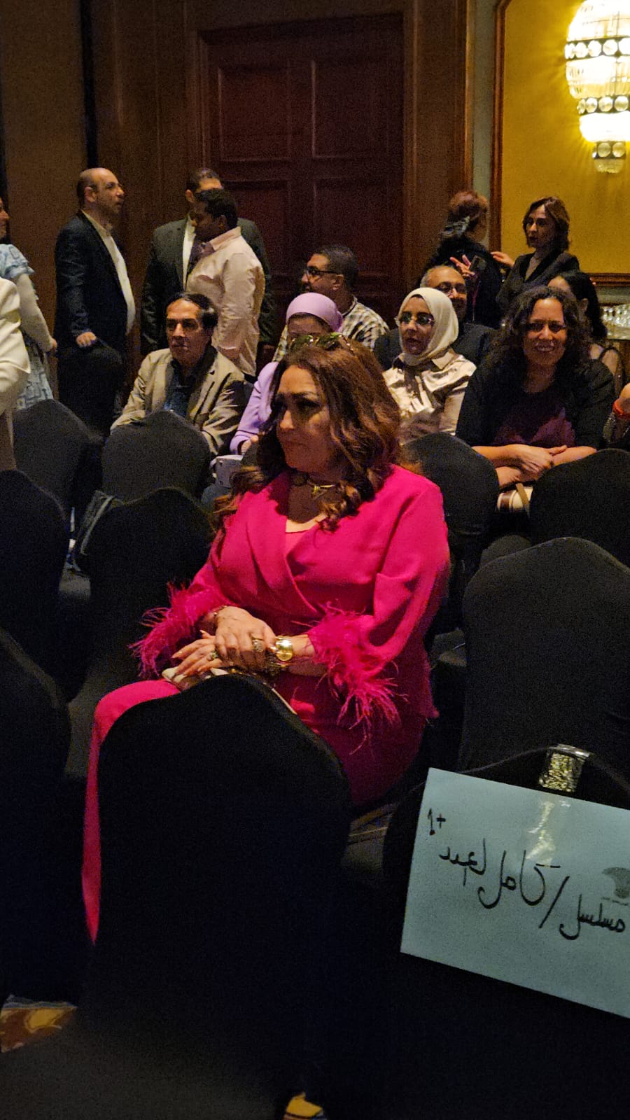 صابرين وبسمة وهاني خليفة يحضرون حفل توزيع جوائز الإنتاج الدرامى فى مجال حقوق الإنسان (5)