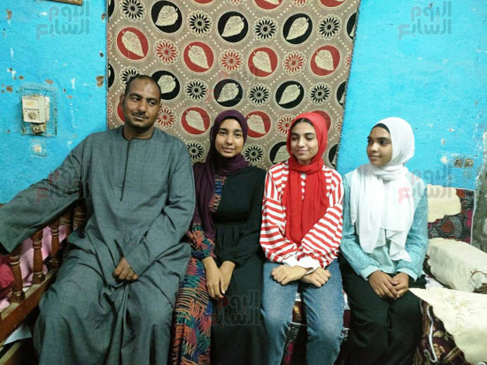 عائلة-ميادة-محمد-عبدالدايم-الأولى-على-الإعدادية-بالأقصر