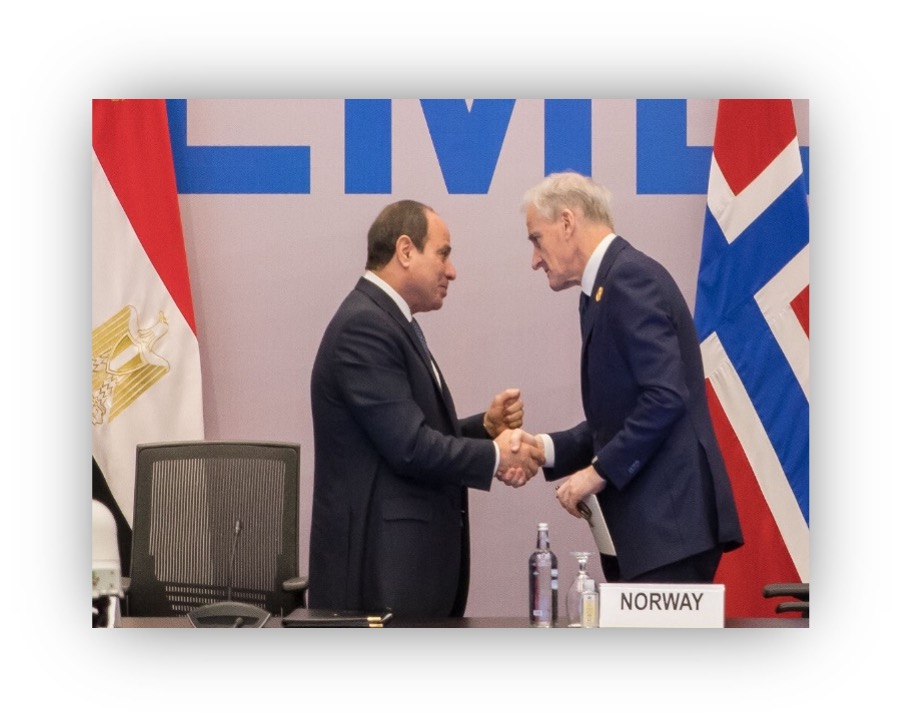 جهود الرئيس عبد الفتاح السيسي مع كبرى الشركات لتوطين صناعة الهيدروجين الأخضر
