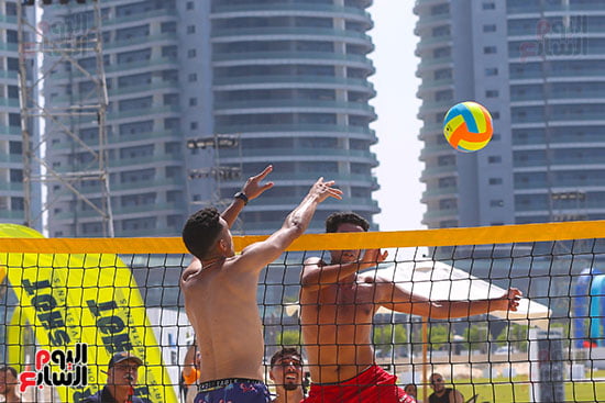 مباريات كرة شاطئية في مهرجان العلمين الجديدة (2)