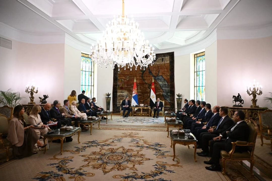 مباحاثات الرئيس السيسي مع رئيس صربيا