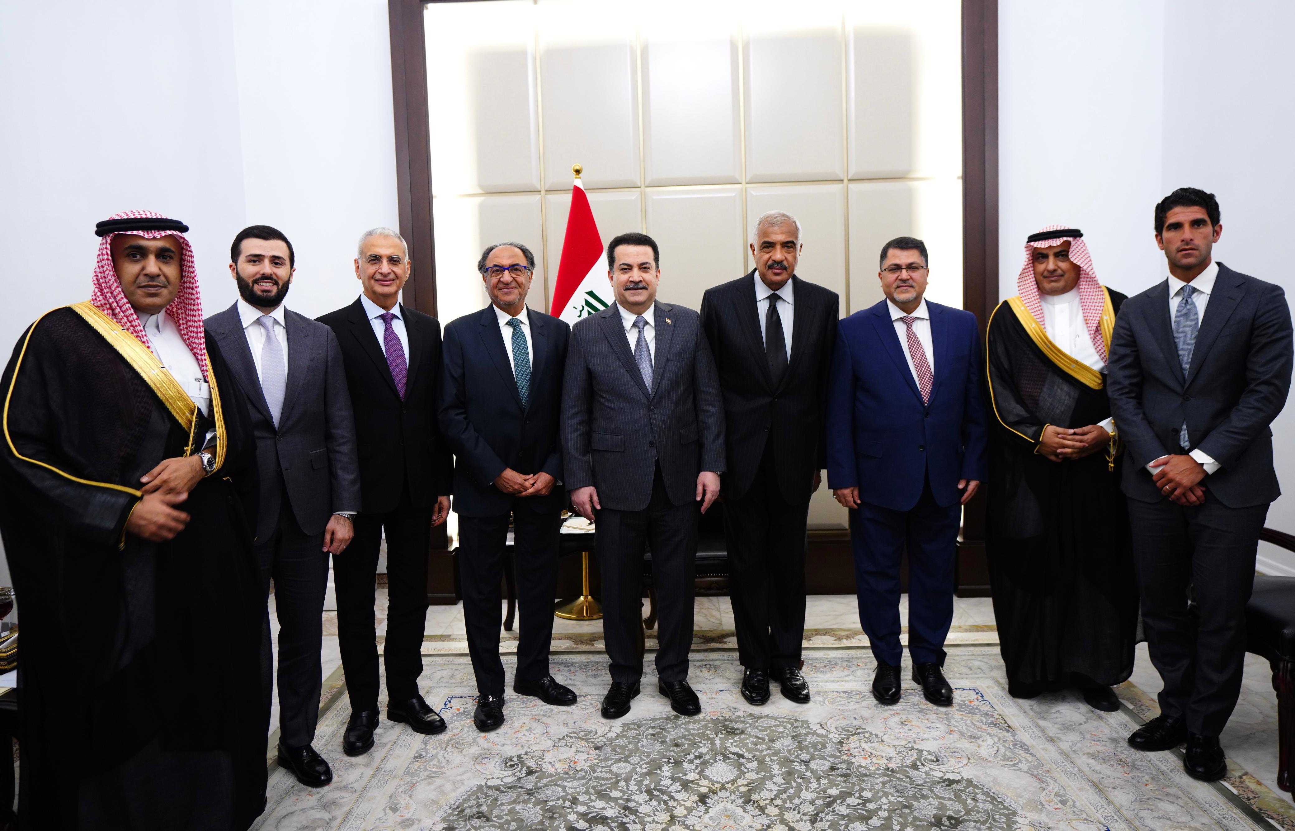 رئيس الوزراء العراقى يستقبل وفداً من رجال الأعمال المصريين والسعوديين (2)