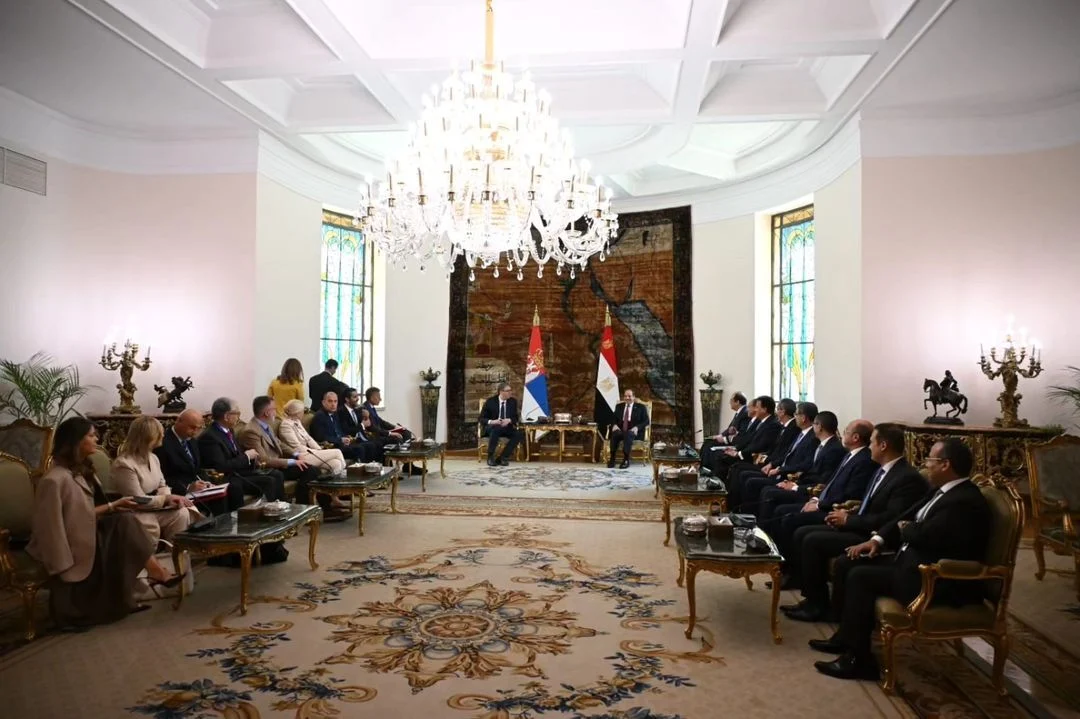 مباحاثات الرئيس السيسي مع رئيس صربيا