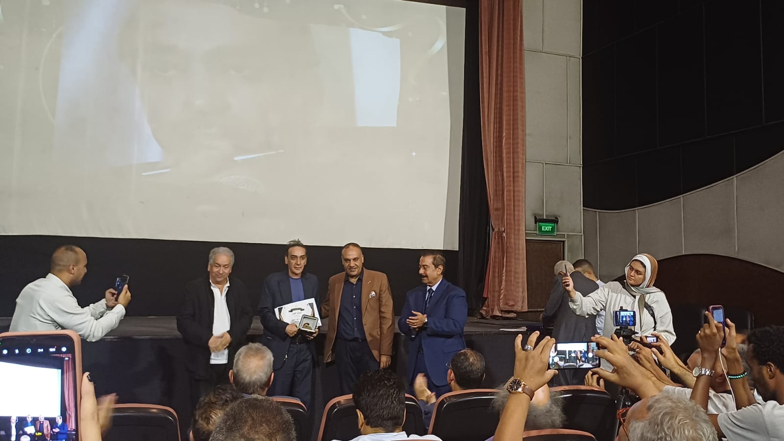 تكريم محمد فاضل وسعيد شيمي من نقابة السينمائيين واتحاد النقابات (2)