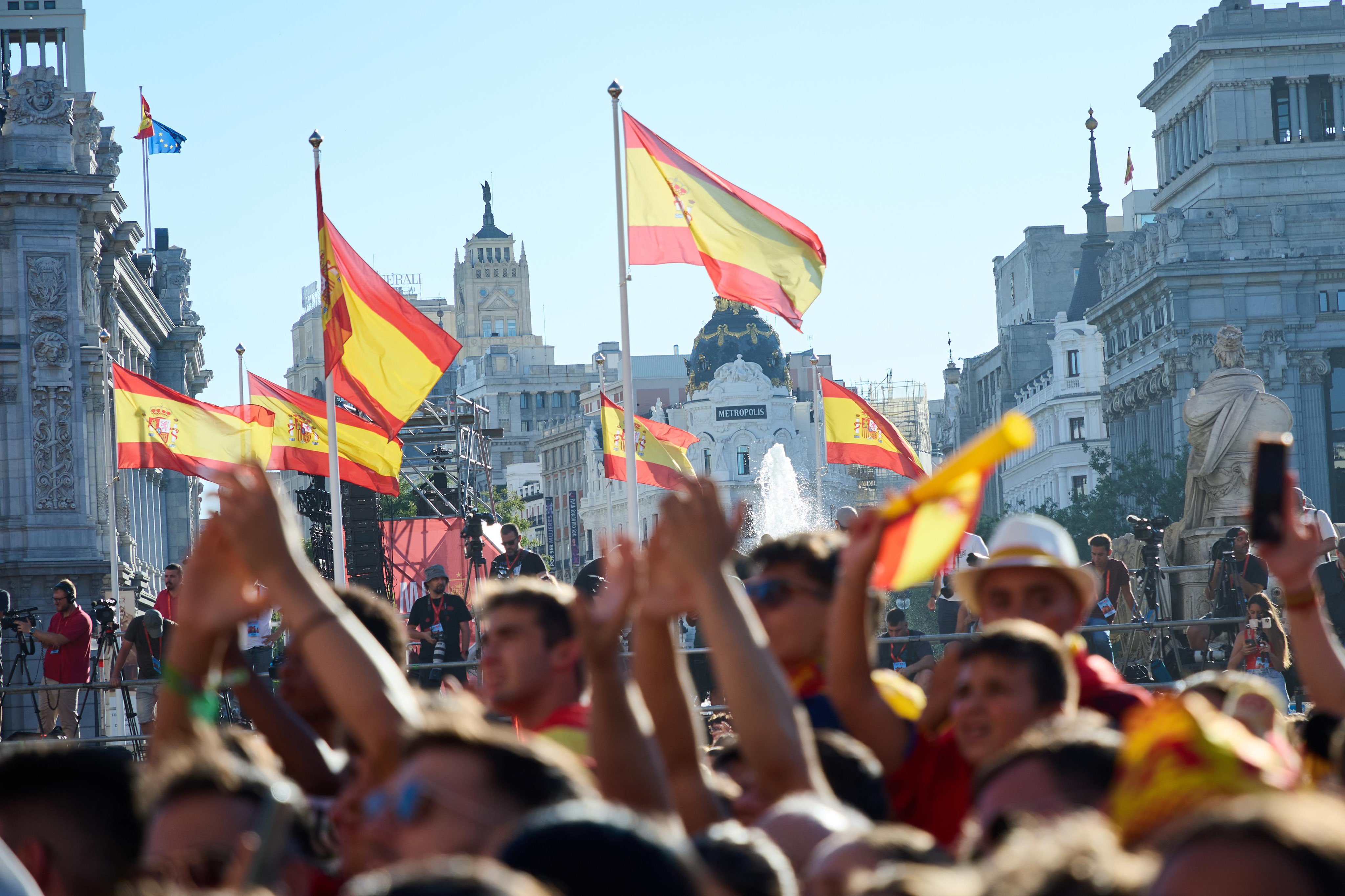 منتخب إسبانيا يحتفل بلقب يورو 2024 (2)