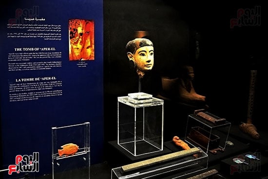عدد من القطع الأثرية بمتحف إيمحتب