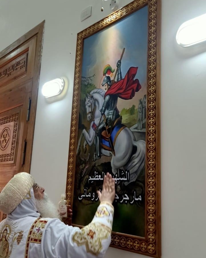 تدشين كنيسة الأنبا بيشوى