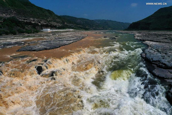 الصين مياه نهر شلال هوكو