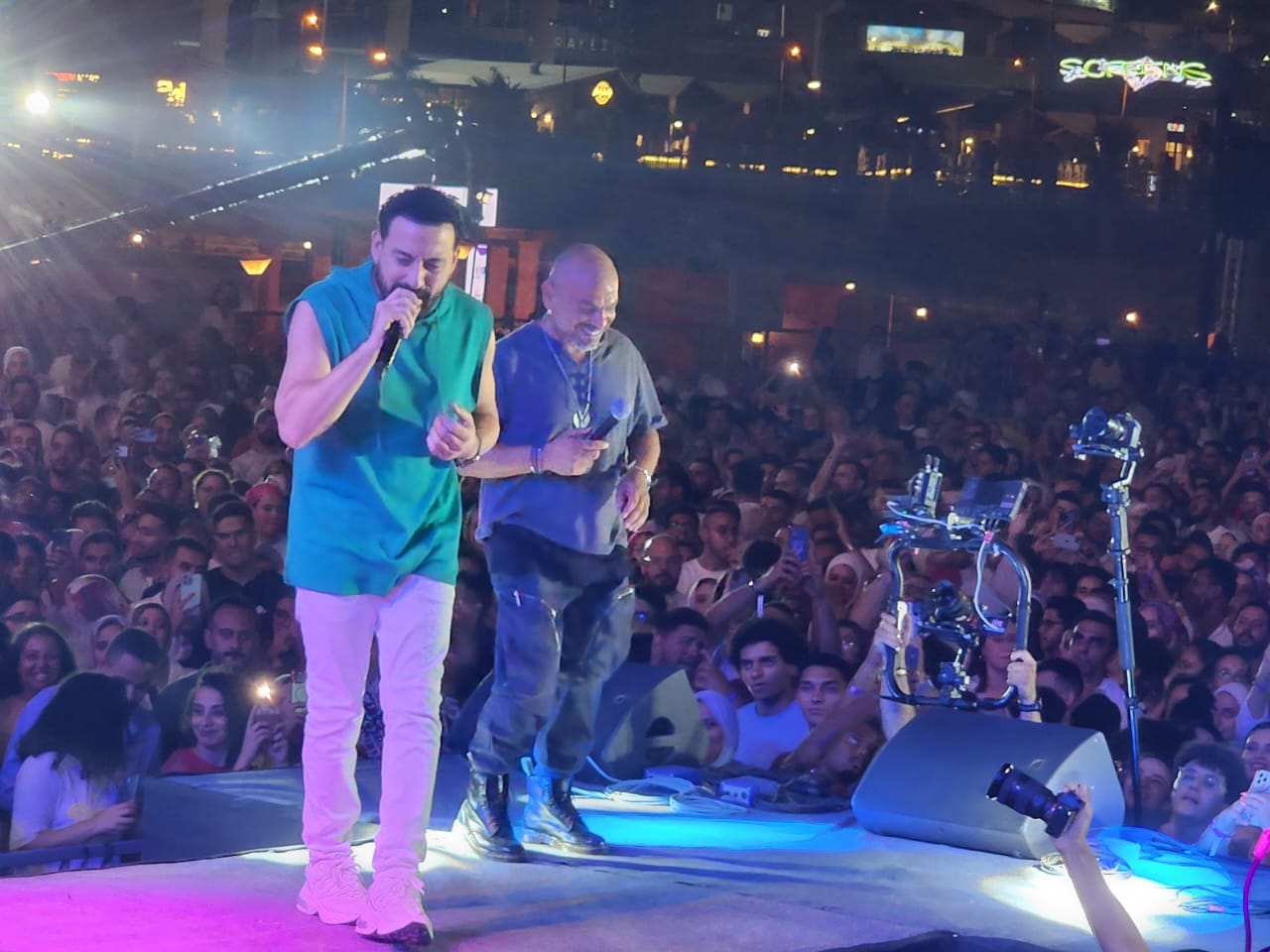 دياب يتألق بأغنية حبة طبطة مع مسار إجبارى فى حفل غنائي كبير بمدينة ٦ اكتوبر (4)