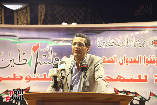 نقيب الصحفيين خالد البلشي 