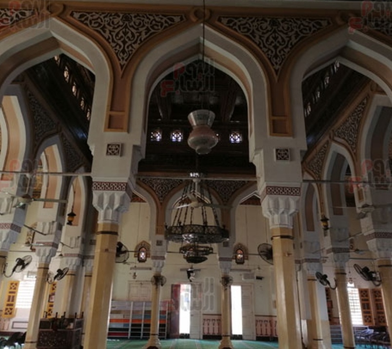 العمارة الاسلامية داخل مسجد القعقاع بن عمرو (1)