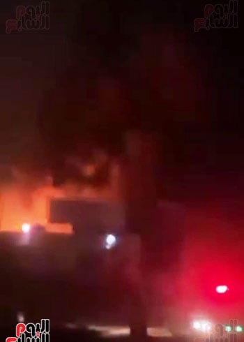 حريق مصنع كيماويات فى مدينة 6 أكتوبر (5)