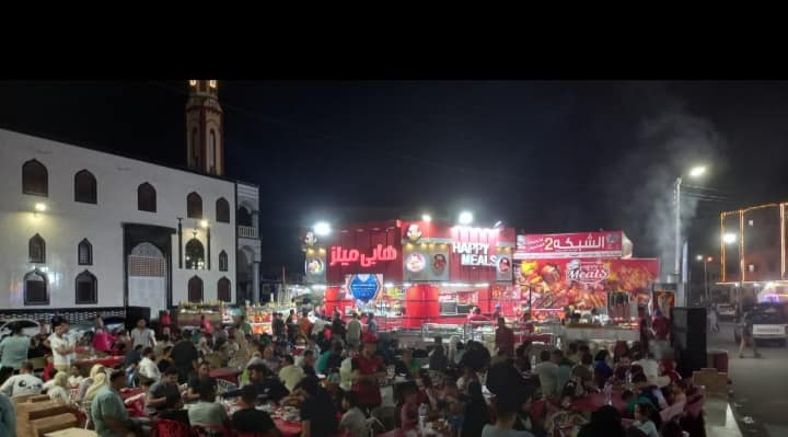 إقبال كبير على منتجع بلطيم ليلا إقبال كبير على منتجع بلطيم ليلا