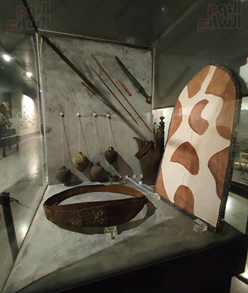 أدوات-الحروب-عند-القدماء-المصريين-بالمتحف