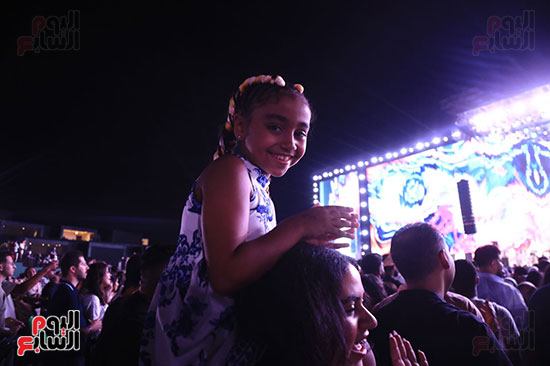 النجم تامر حسني في مهرجان العلمين الجديدة (2)