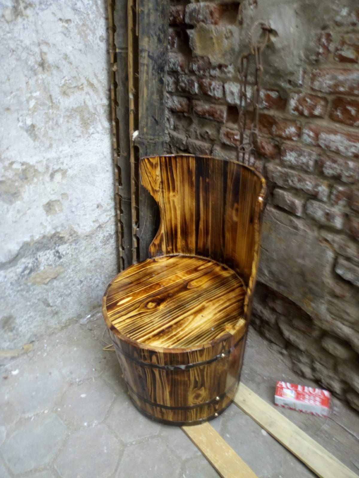 صناعة كرسي من البرميل