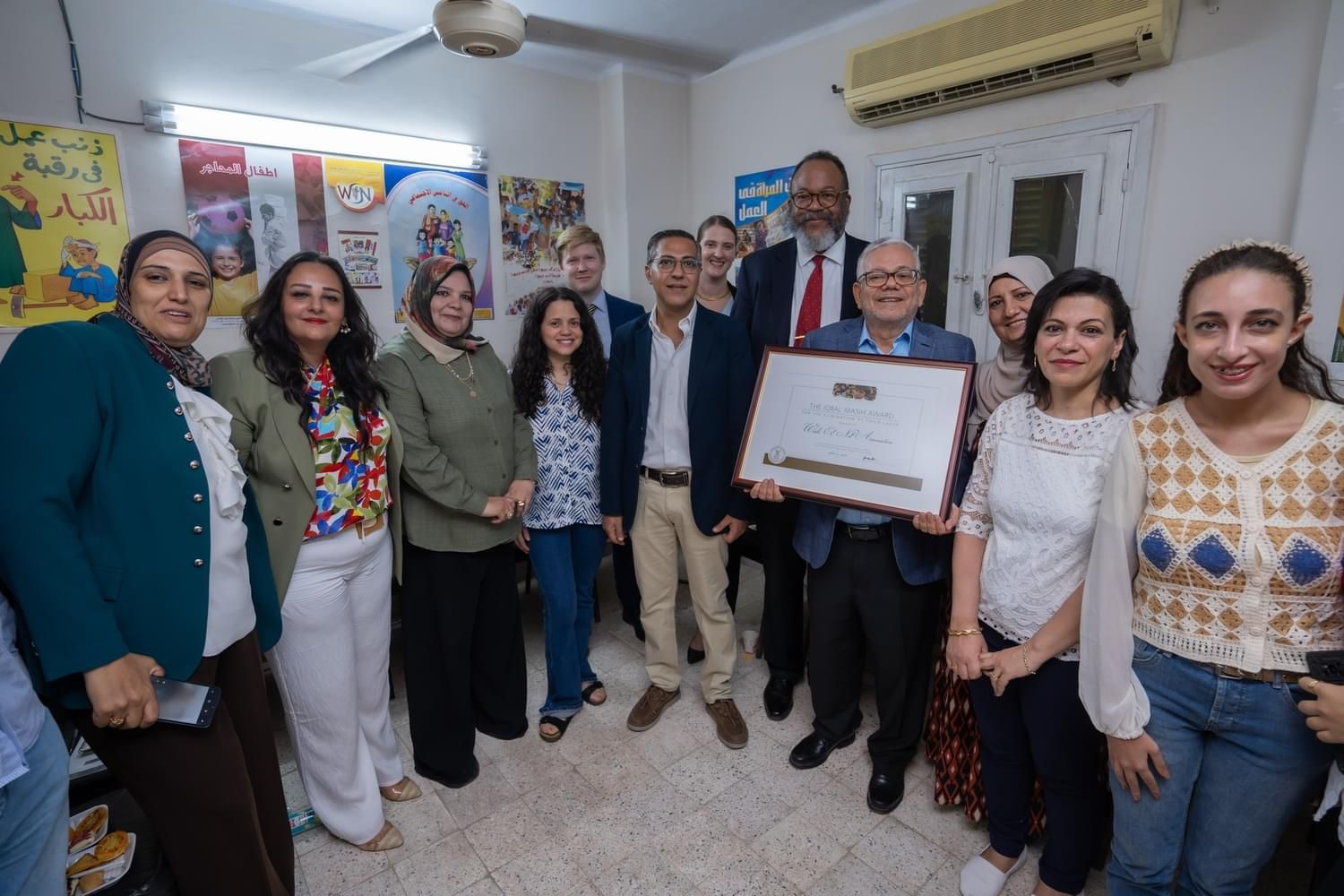 جمعية وادي النيل تحصل على جائزة إقبال مسيح