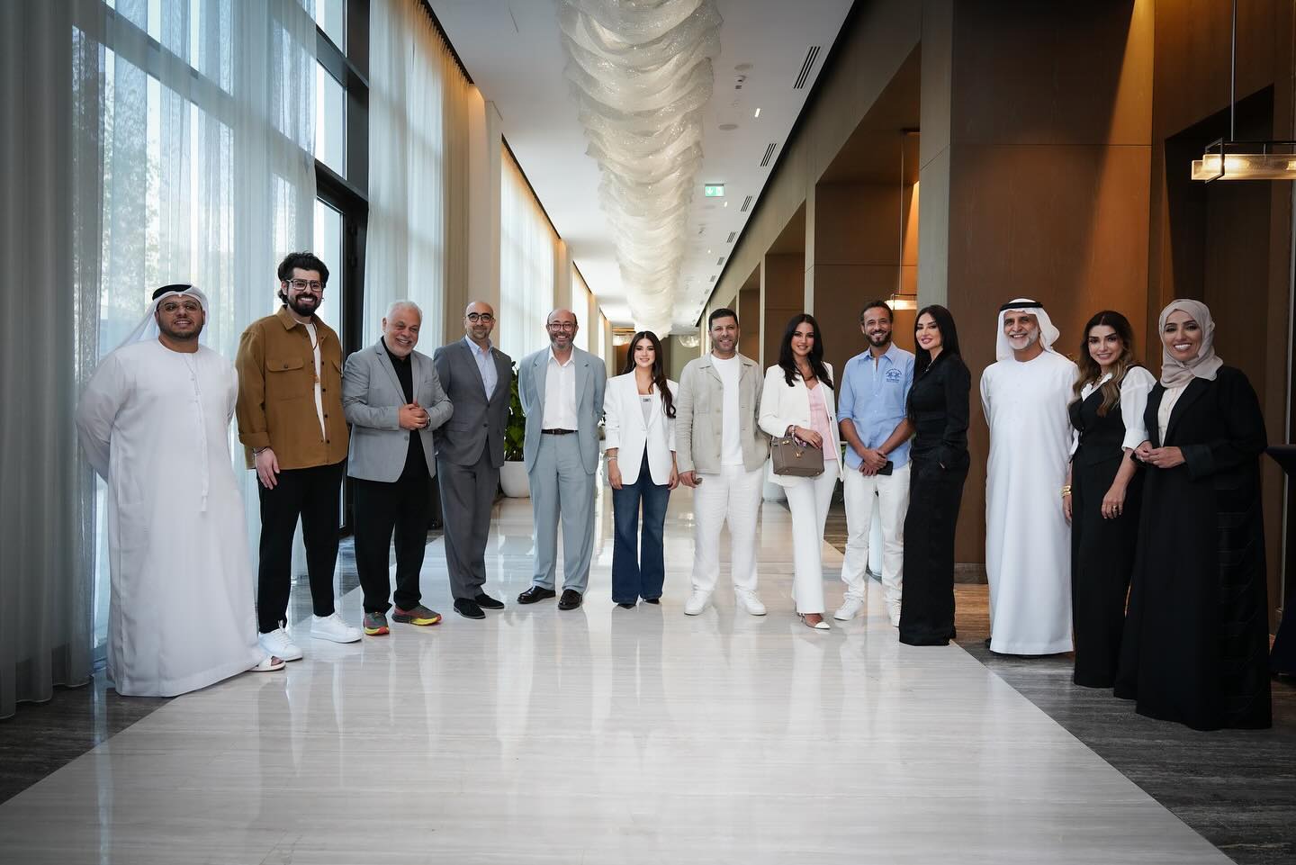 هدى الاتربى مع أعضاء لجنة التحكيم