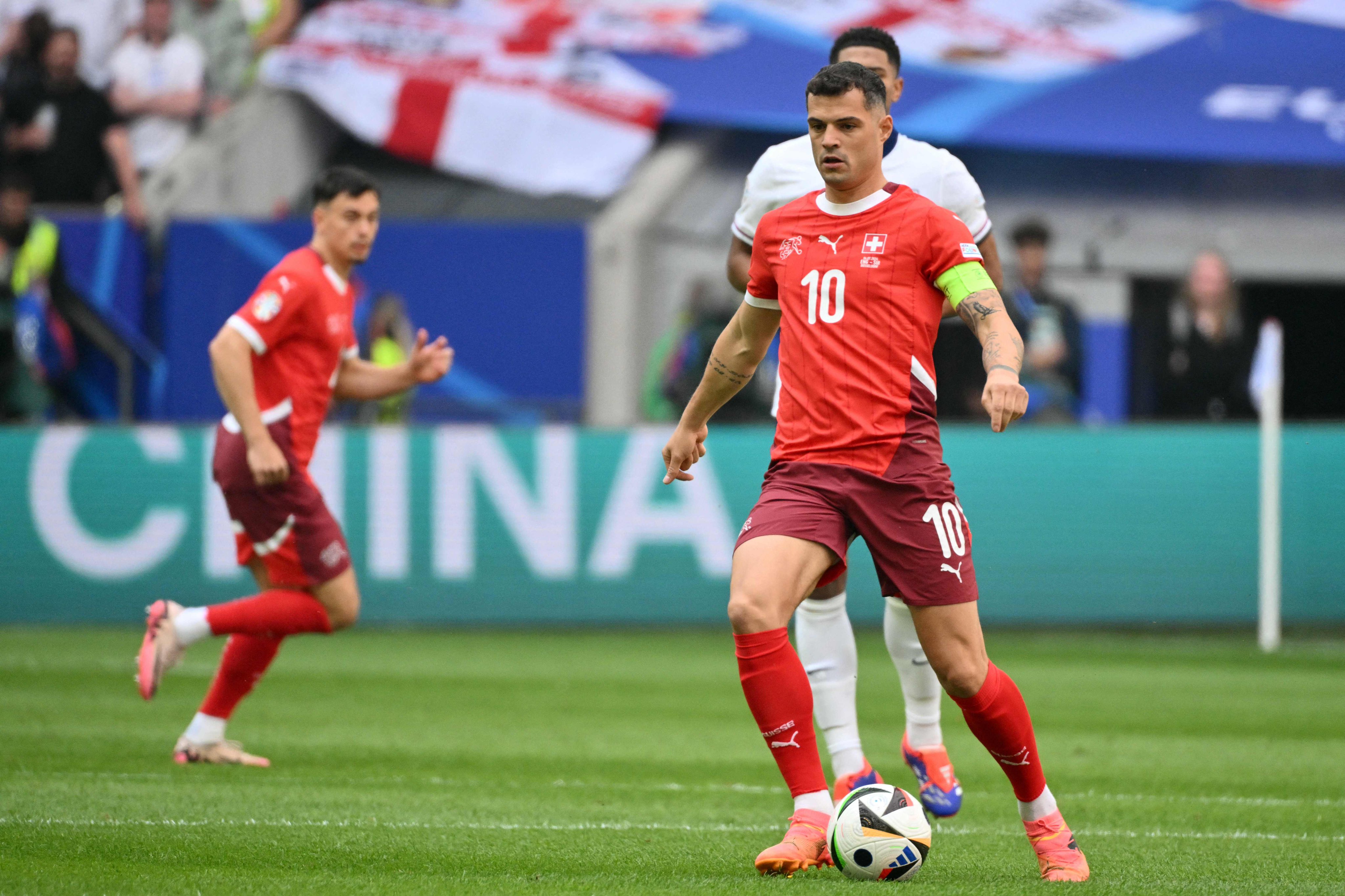 مباراة سويسرا وإنجلترا الشوط الأول يورو 2024