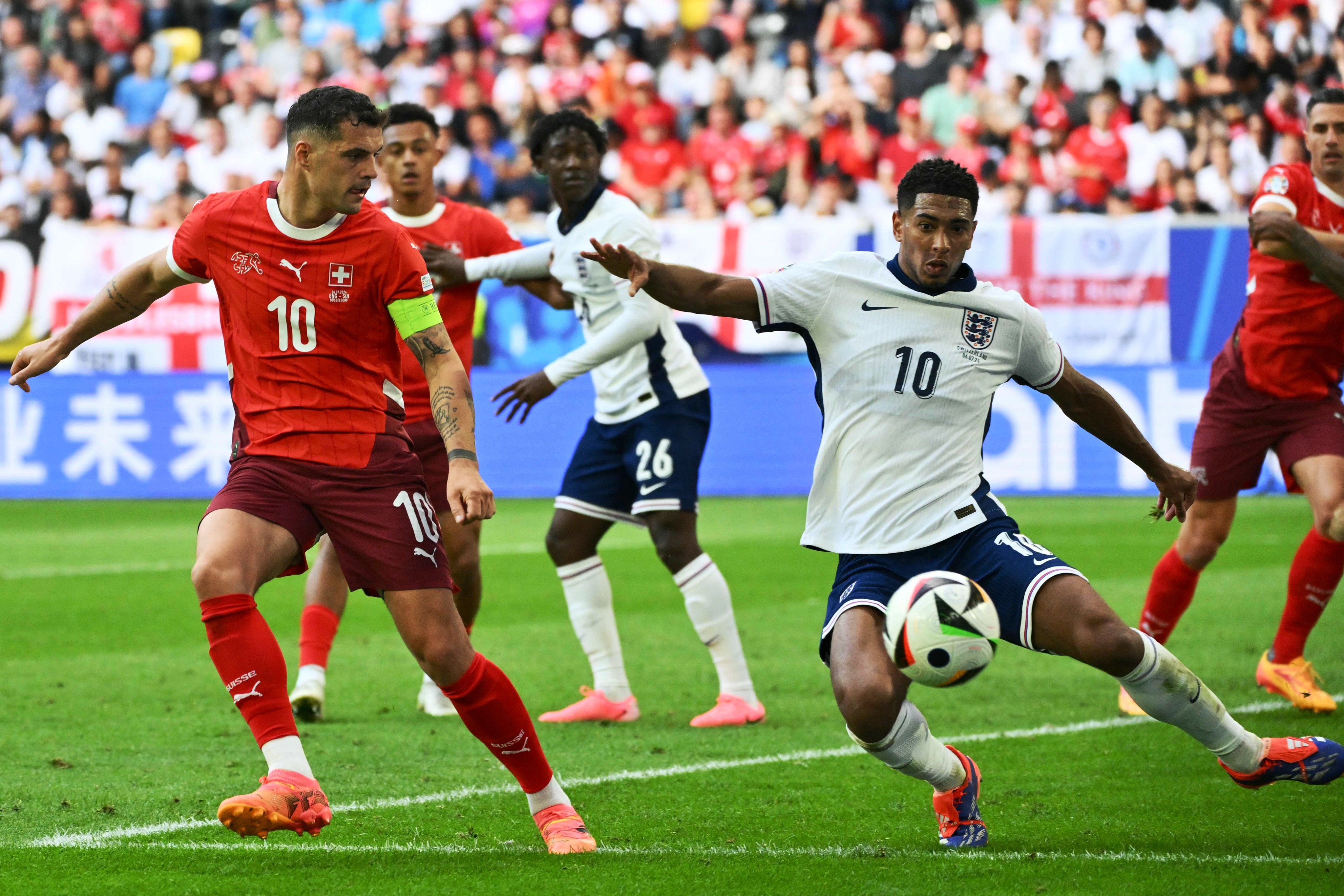 مباراة إنجلترا وسويسرا الشوط الثانى