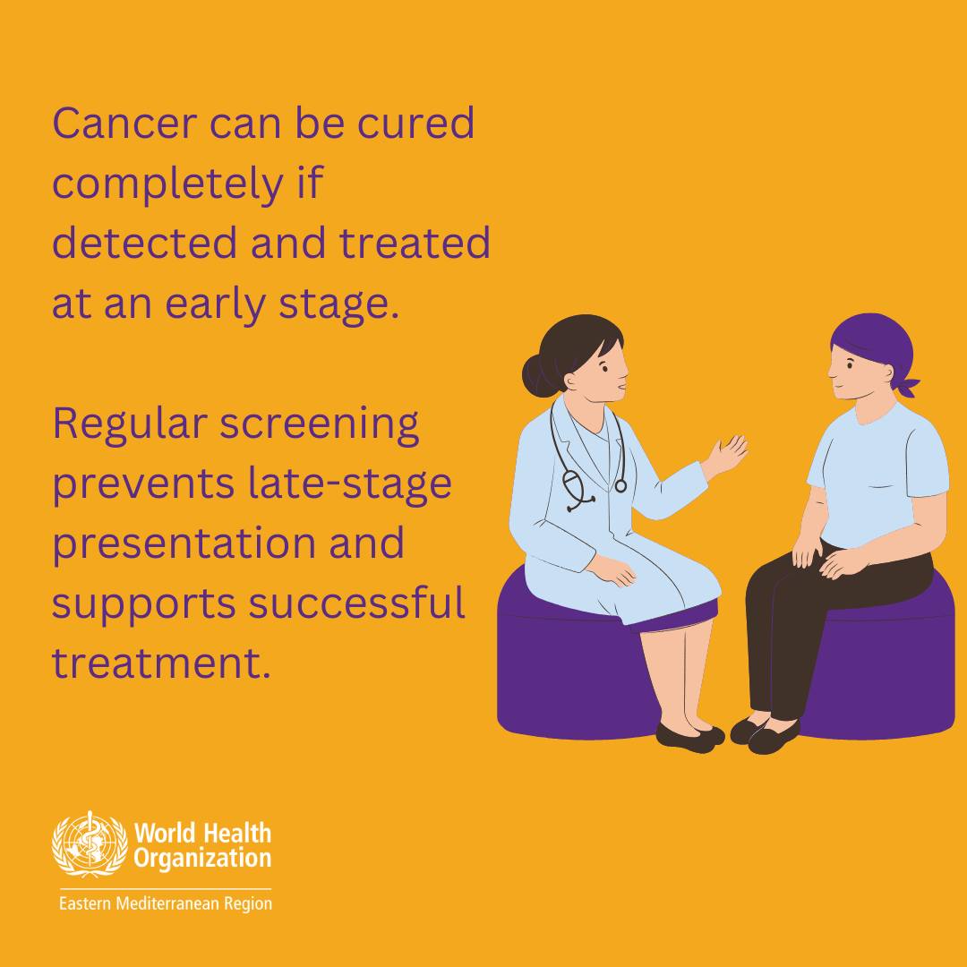 يمكن علاج السرطان من خلال الاكتشاف المبكر