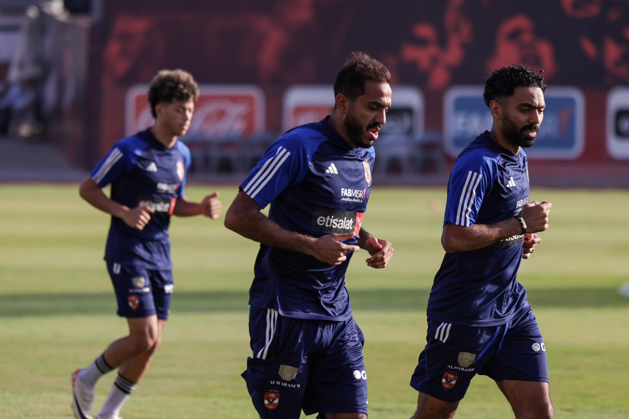 كهربا يشارك في المران