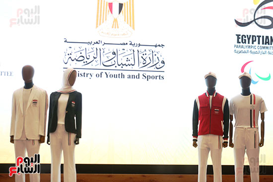مؤتمر الإعلان عن الزي الرسمي للبعثة الأولمبية والبارلمبية المصرية في باريس (21)