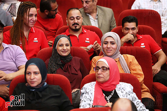 مؤتمر الإعلان عن الزي الرسمي للبعثة الأولمبية والبارلمبية المصرية في باريس (11)