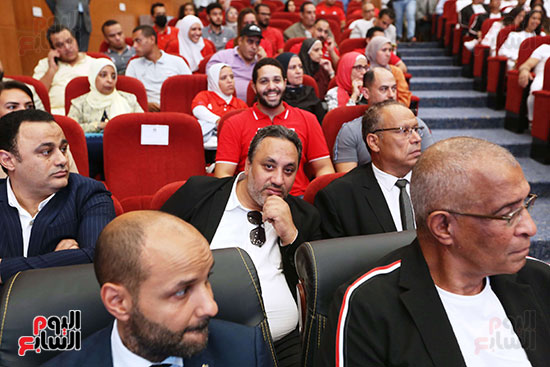 مؤتمر الإعلان عن الزي الرسمي للبعثة الأولمبية والبارلمبية المصرية في باريس (14)