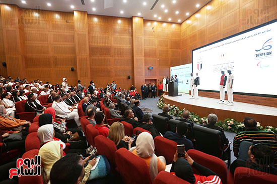 مؤتمر الإعلان عن الزي الرسمي للبعثة الأولمبية والبارلمبية المصرية في باريس (10)
