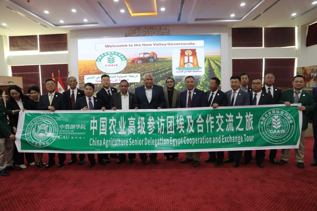 اجتماع الوفد المصرى الصيني اجتماع الوفد المصرى الصيني