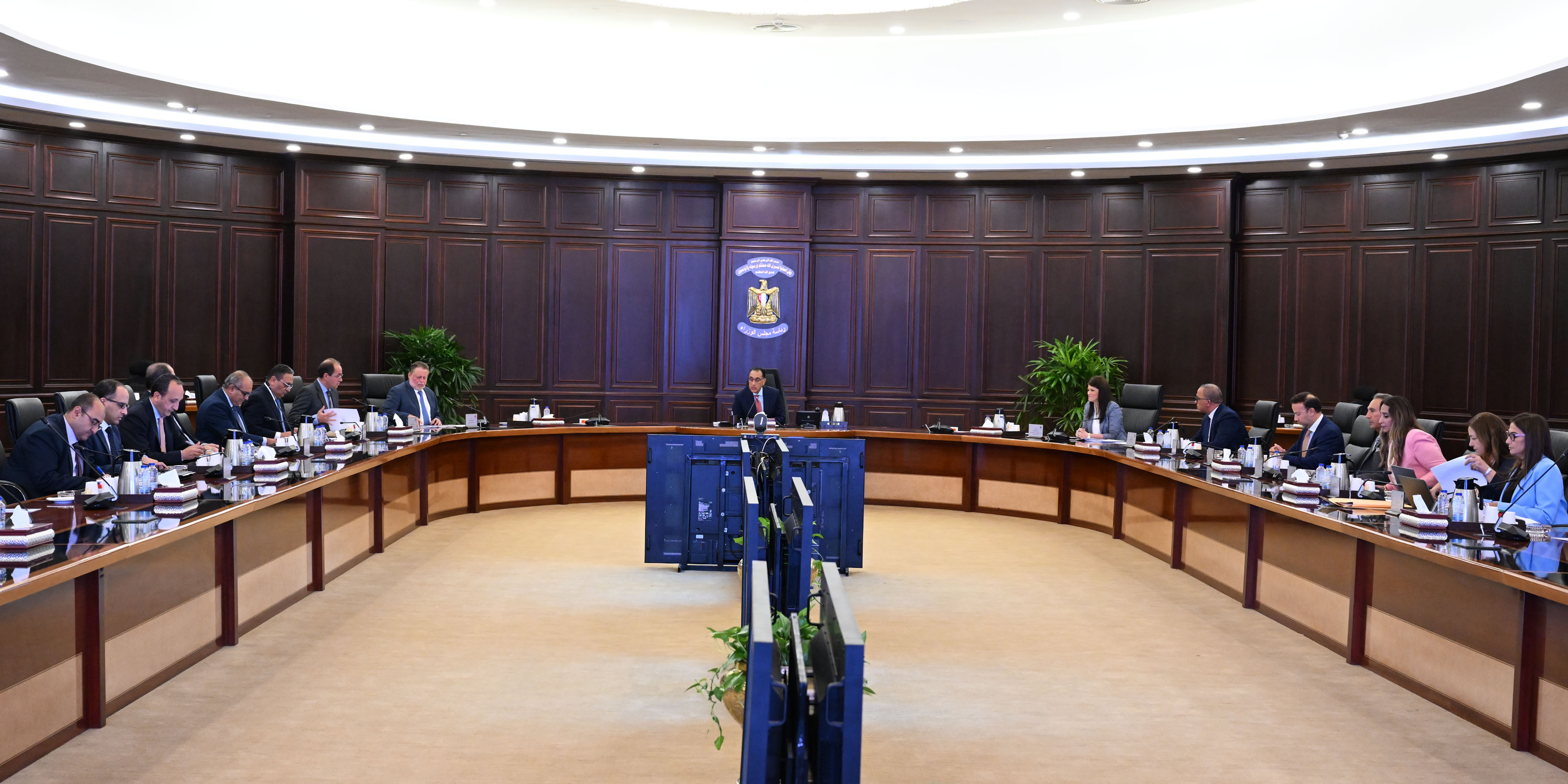 الاجتماع الأول للمجلس التنسيقي للسياسات المالية والنقدية