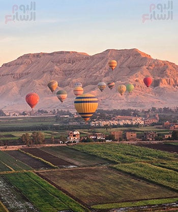 سماء-الأقصر-تشهد-تحليق-1150-سائح-على-متن-55-رحلة-بالون