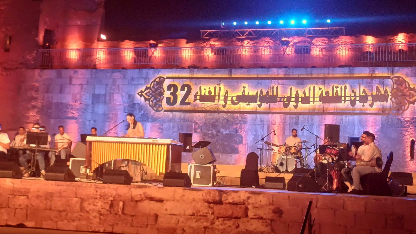 نسمة عبد العزيز تتألق في حفل افتتاح مهرجان القلعة