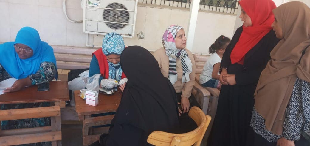 دعم المرأة خلال مبادرة 100 يوم من الصحة دعم المرأة خلال مبادرة 100 يوم من الصحة
