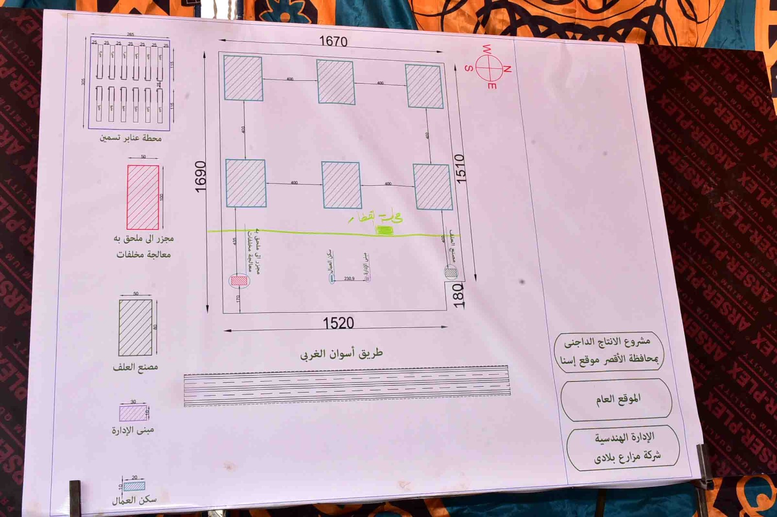 تفاصيل مشروع مجمع الانتاج الداجنى باسنا