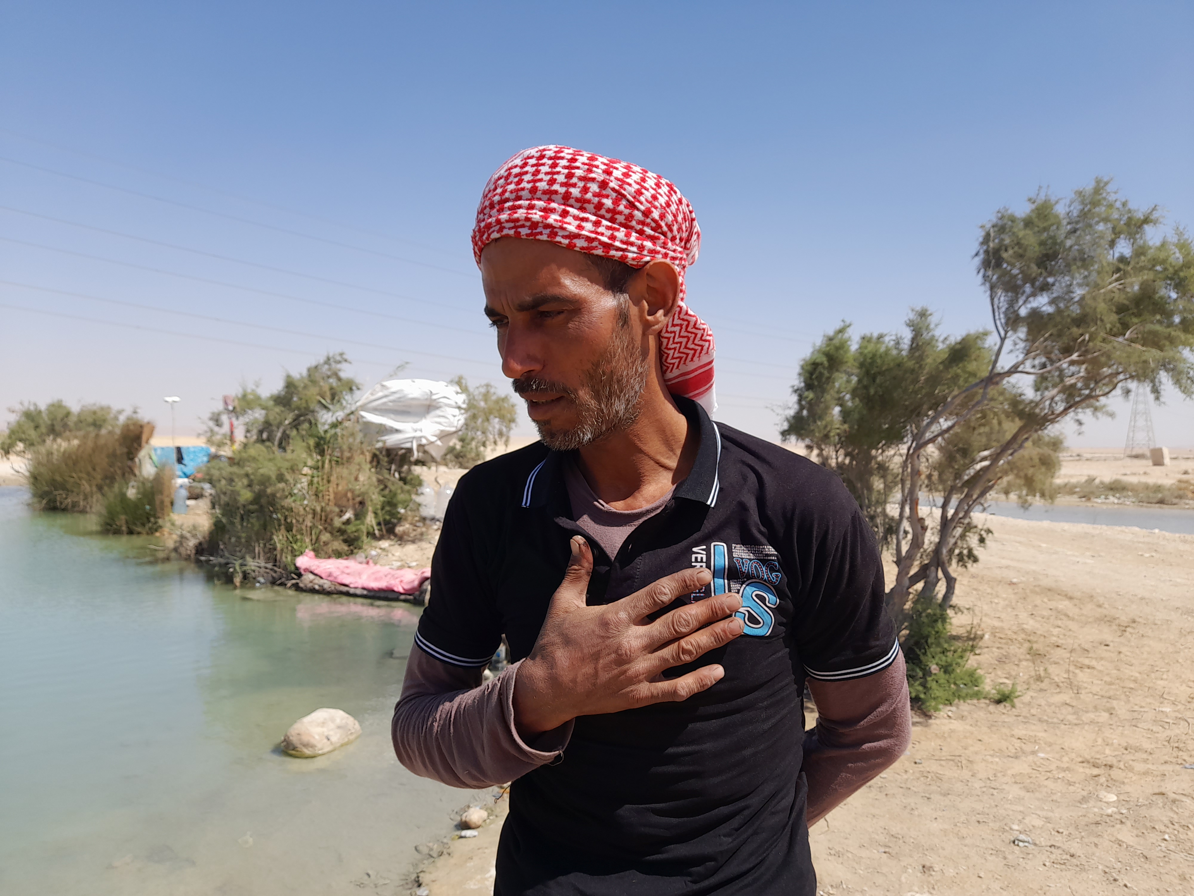 محمد حسين حارس المنطقة برأس سدر