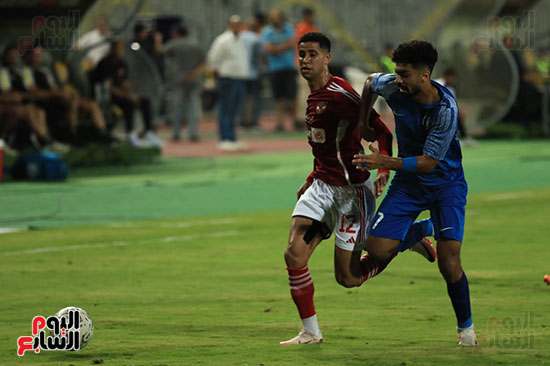 رضا سليم وجانب من المباراة