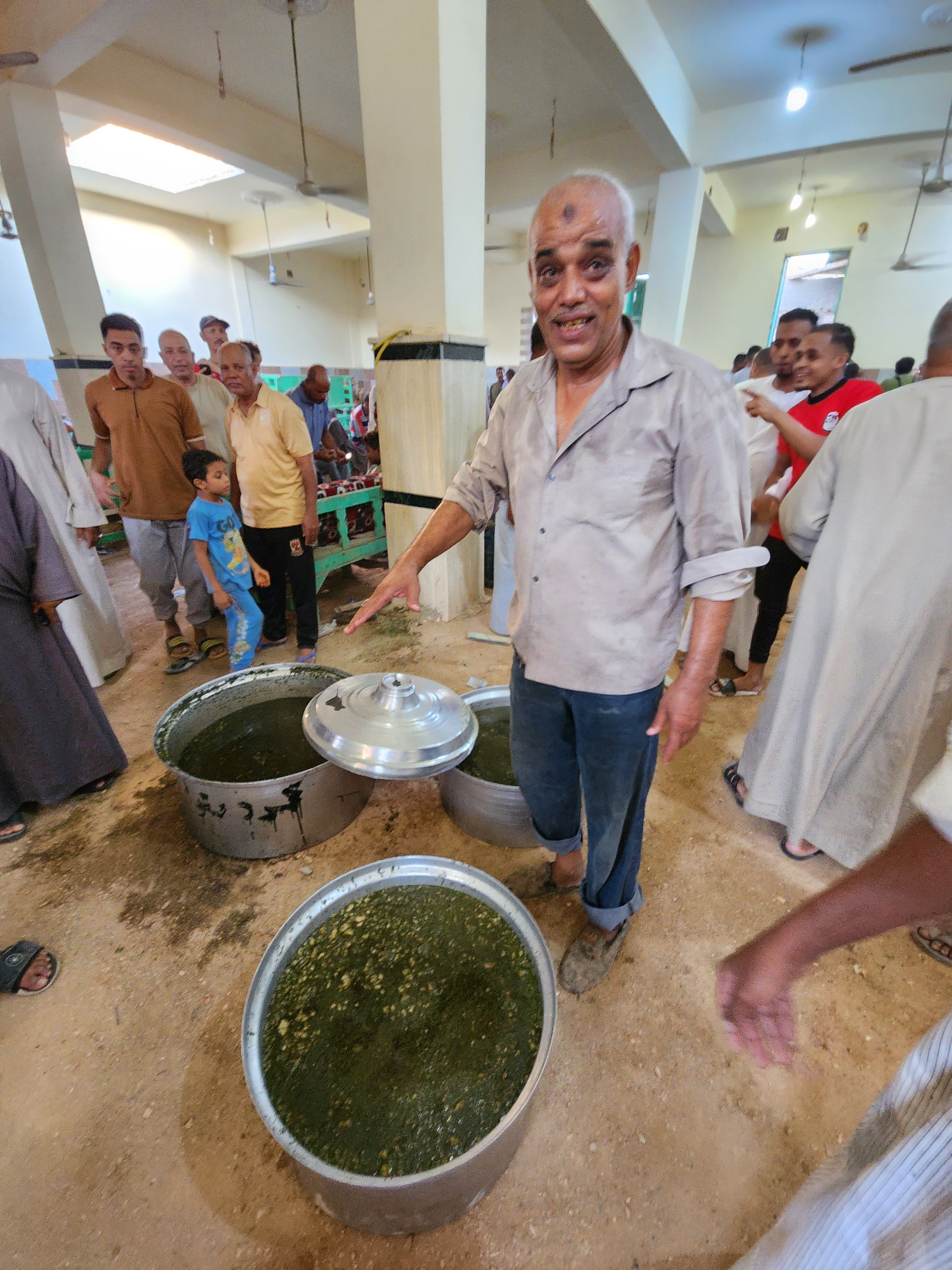 مآدب العشاء بالملوخية