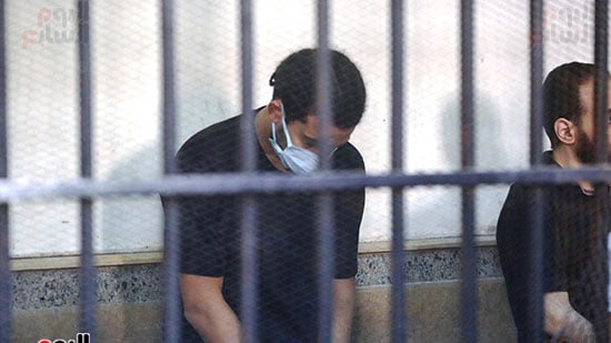 Ahmed Yasser during the trial