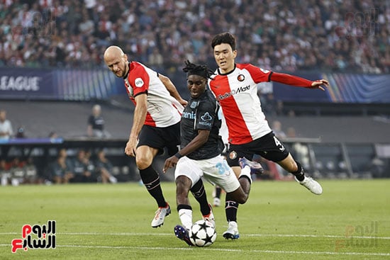 UEFA Champions League Match between Feyenoord Rotterdam and Bayer Leverkusen