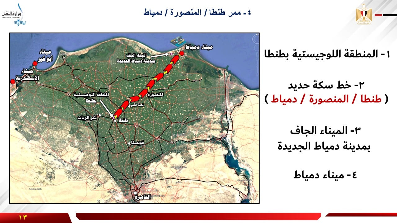 ممر دمياط طنطا المنصورة