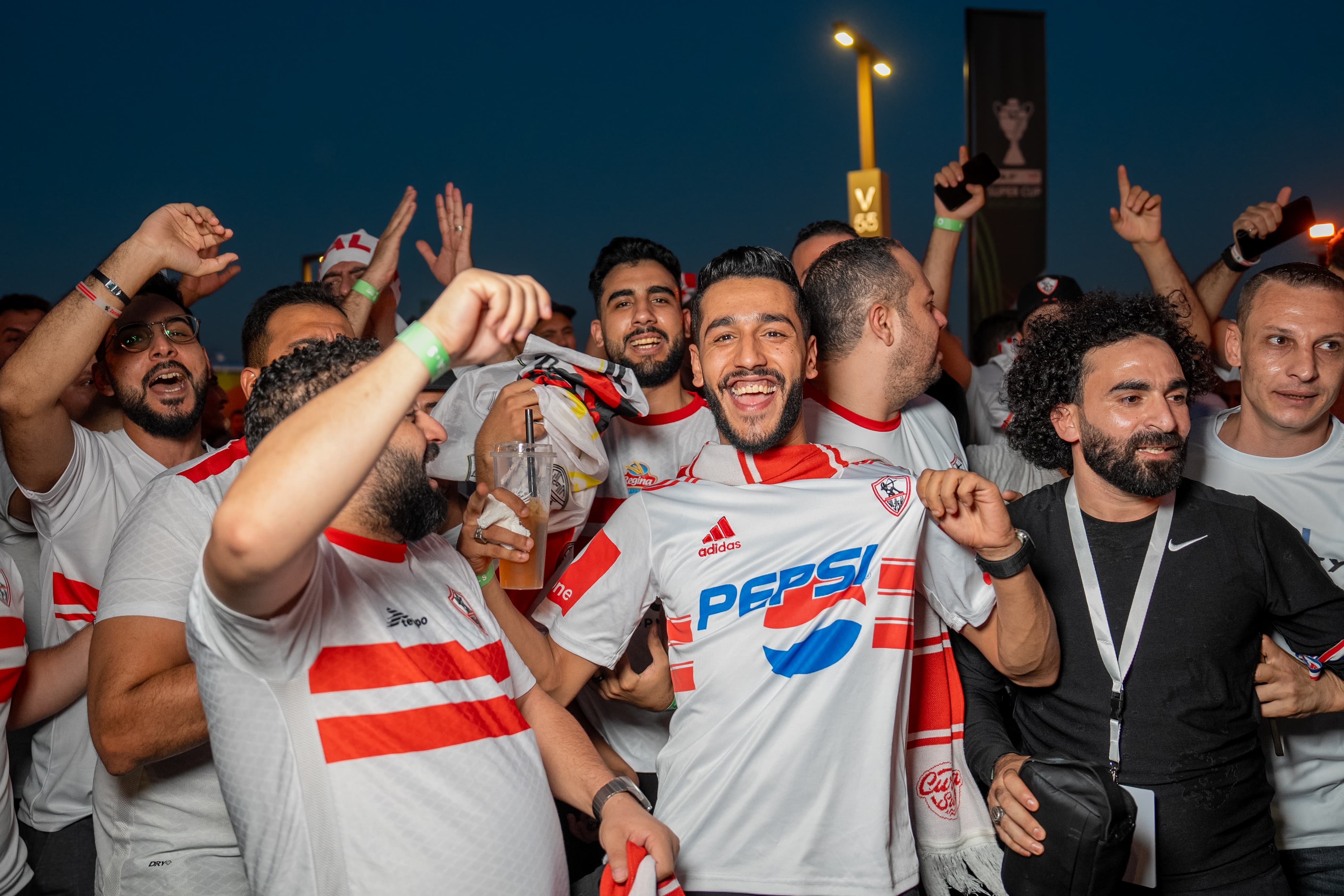 جمهور الزمالك قبل المباراة