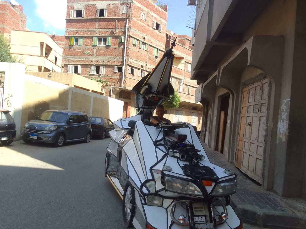 أغرب دراجة هوائية في شوارع دمياط أغرب دراجة هوائية في شوارع دمياط