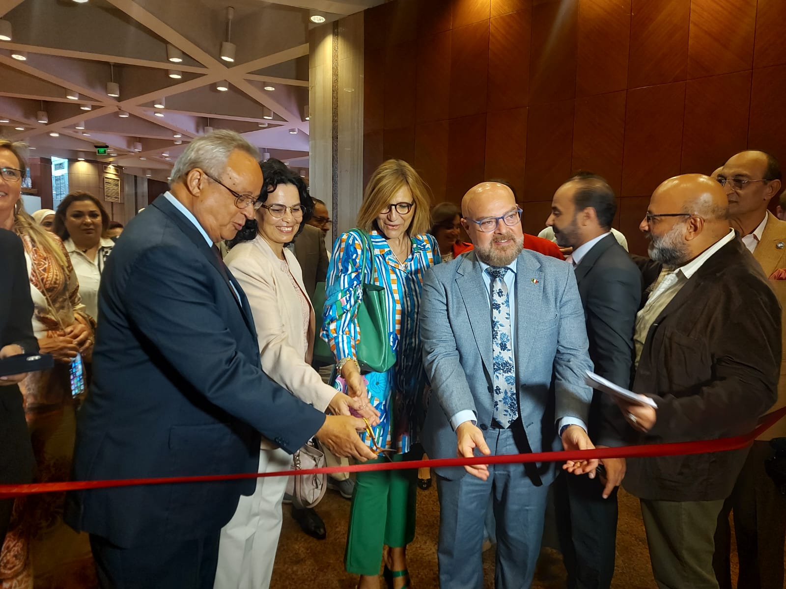 افتتاح معرض البينالى 
