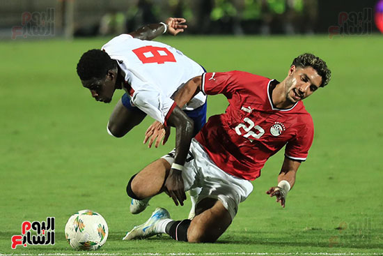 عمر مرموش خلال المباراة عمر مرموش خلال المباراة