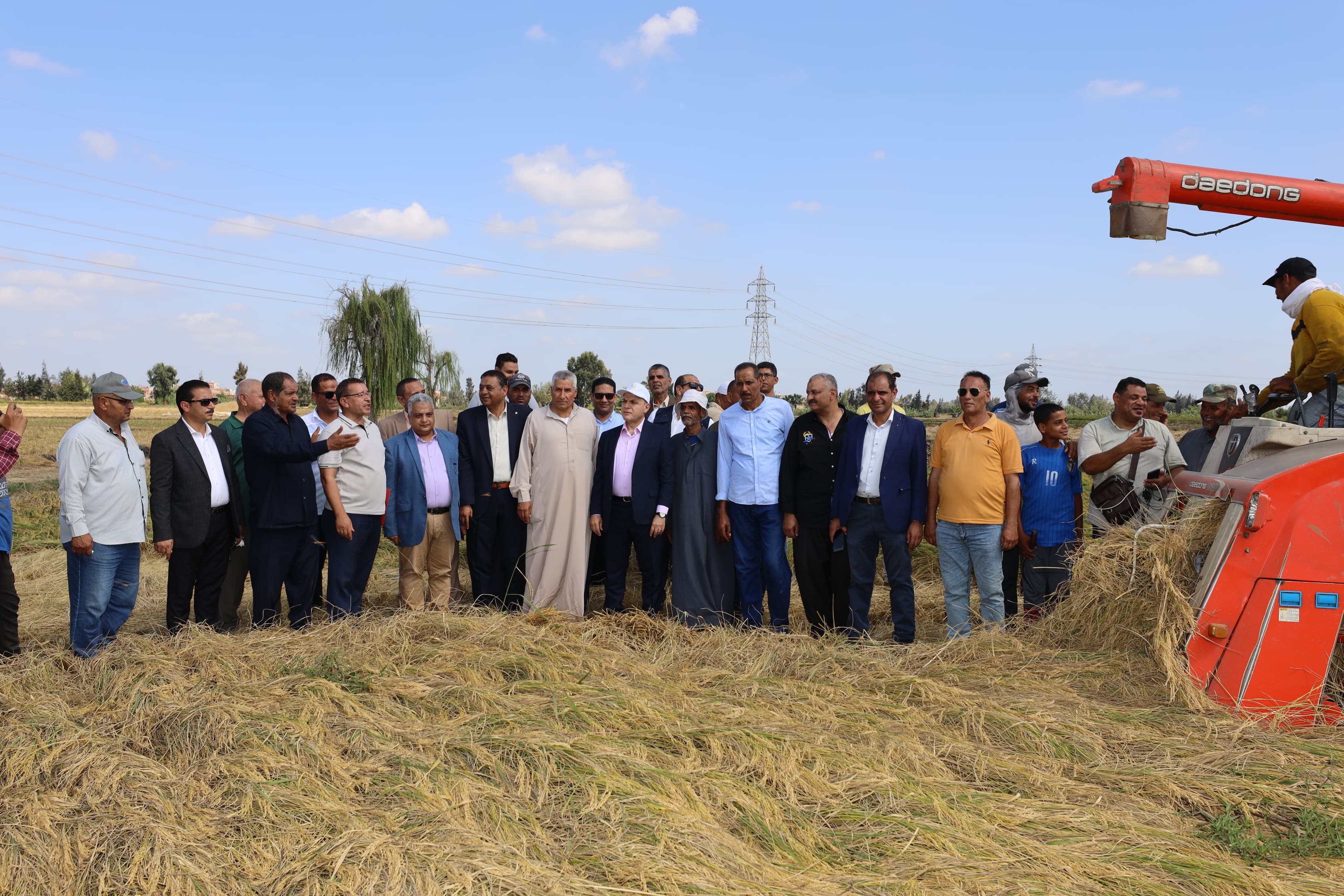 محافظ كفر الشيخ يشهد يوم الحصاد محافظ كفر الشيخ يشهد يوم الحصاد