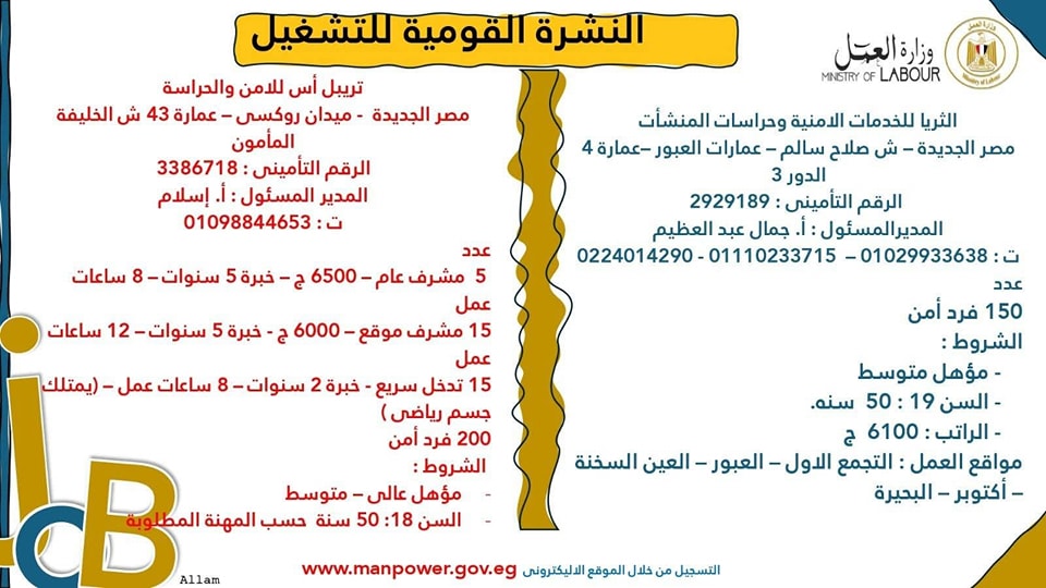 فرص عمل للشباب بالقطاع الخاص 5